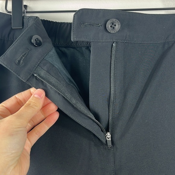 Talbots Fleece Lined Straight Leg Black Hiking Ankle Pants Womens Size 12 - Picture 11 of 16